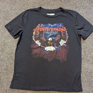 Abercrombie & Fitch Kids Navy Eagle Tee